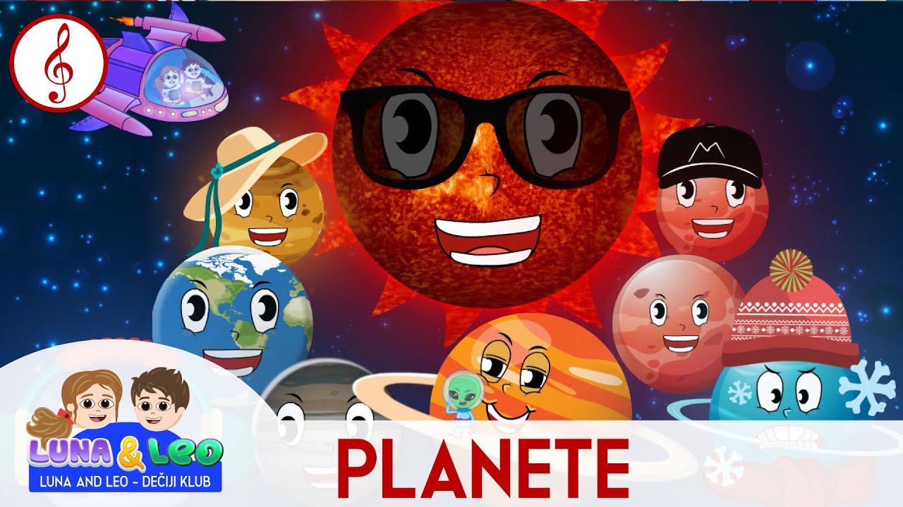 Učimo planete - Planete za decu | Pesmica o planetama | Luna i Leo 🌎🪐🌞