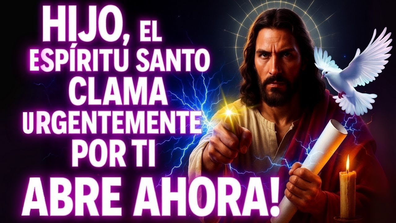 Hijo, ¡el Espíritu Santo clama urgentemente por ti! ¡Abre ahora