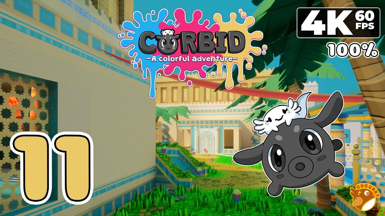 Corbid! A Colorful Adventure (PC) - 4K60 Walkthrough (100%) Part 11 - Level 2-5