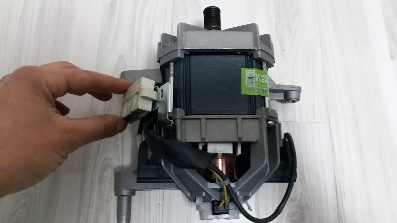 washing machine motor external start