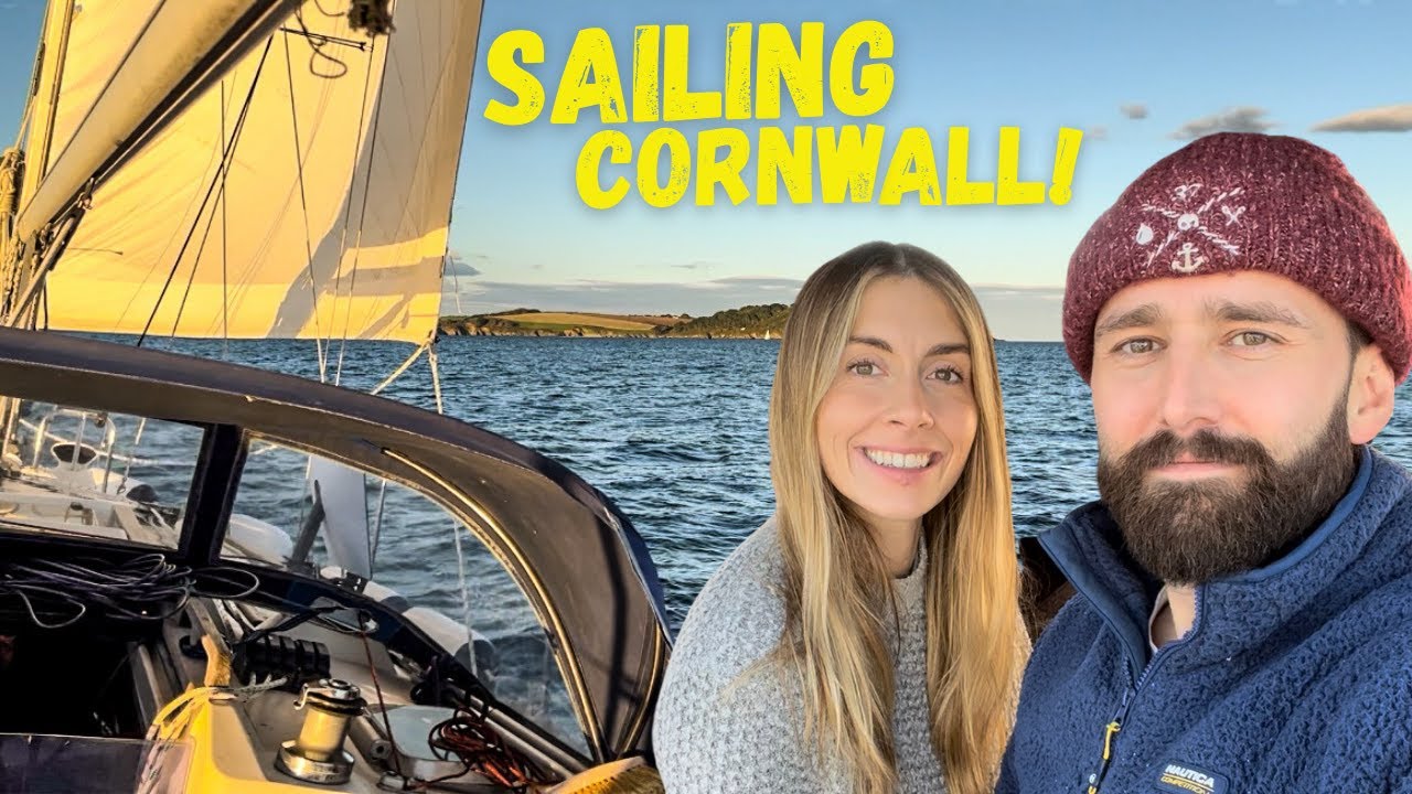 BOAT LIFE: Sailing Couple's CORNISH ADVENTURE I Falmouth to Helford River I Ep. 57
