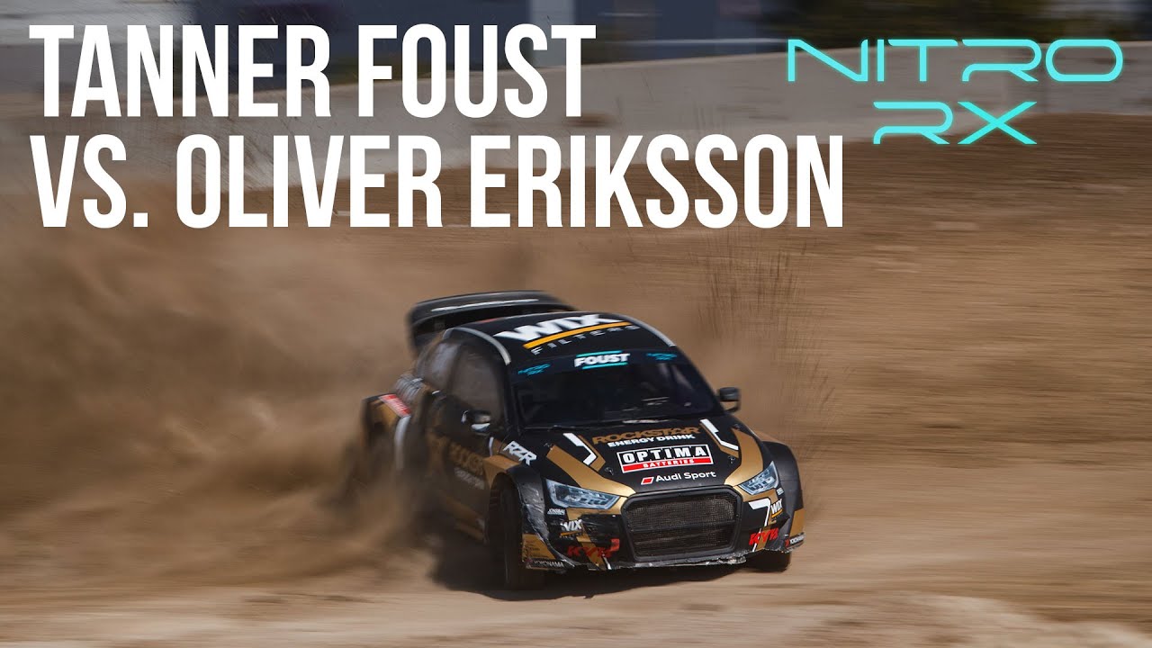 Tanner Foust vs. Oliver Eriksson | Nitro Rallycross Battle Bracket Race 2
