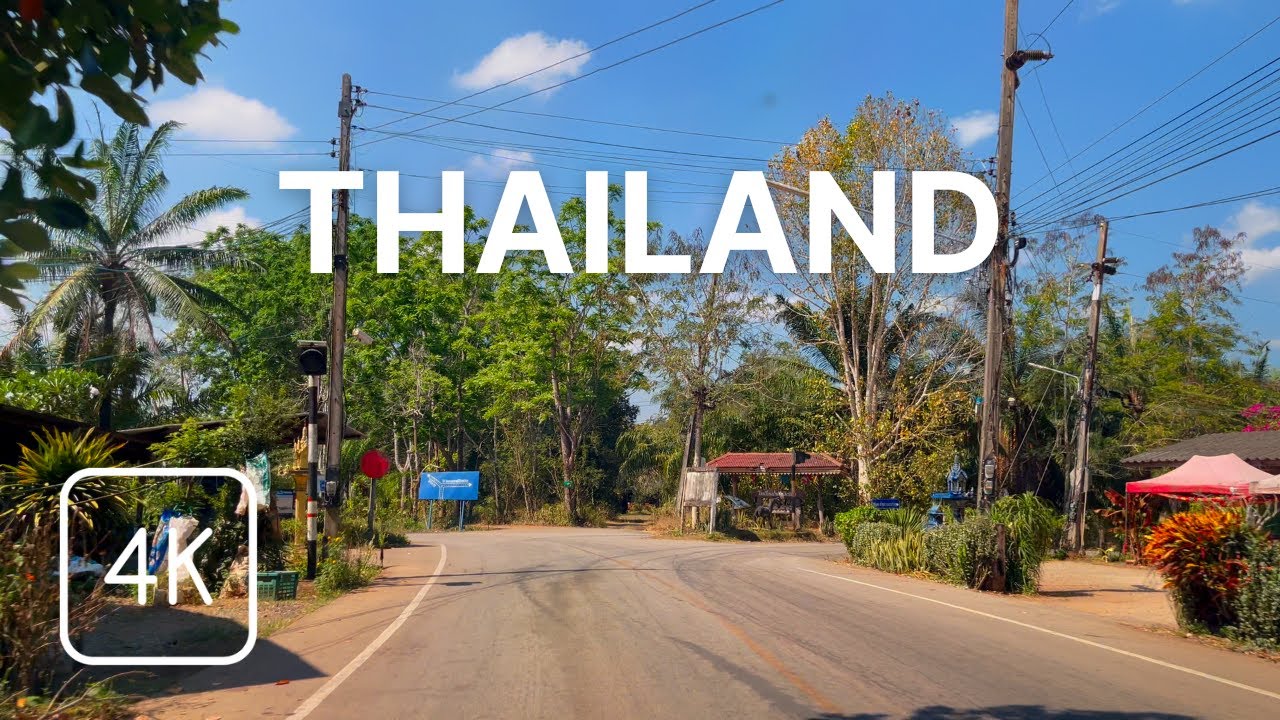 Relaxing Road Trip in a Quaint Rural Town - Surat Thani 🇹🇭