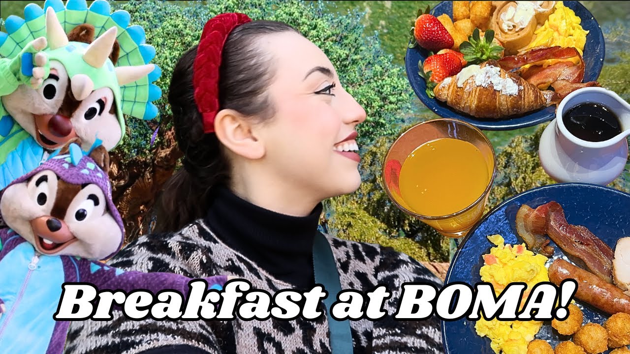 Breakfast at Boma & Saying Goodbye to DinoLand 🥺