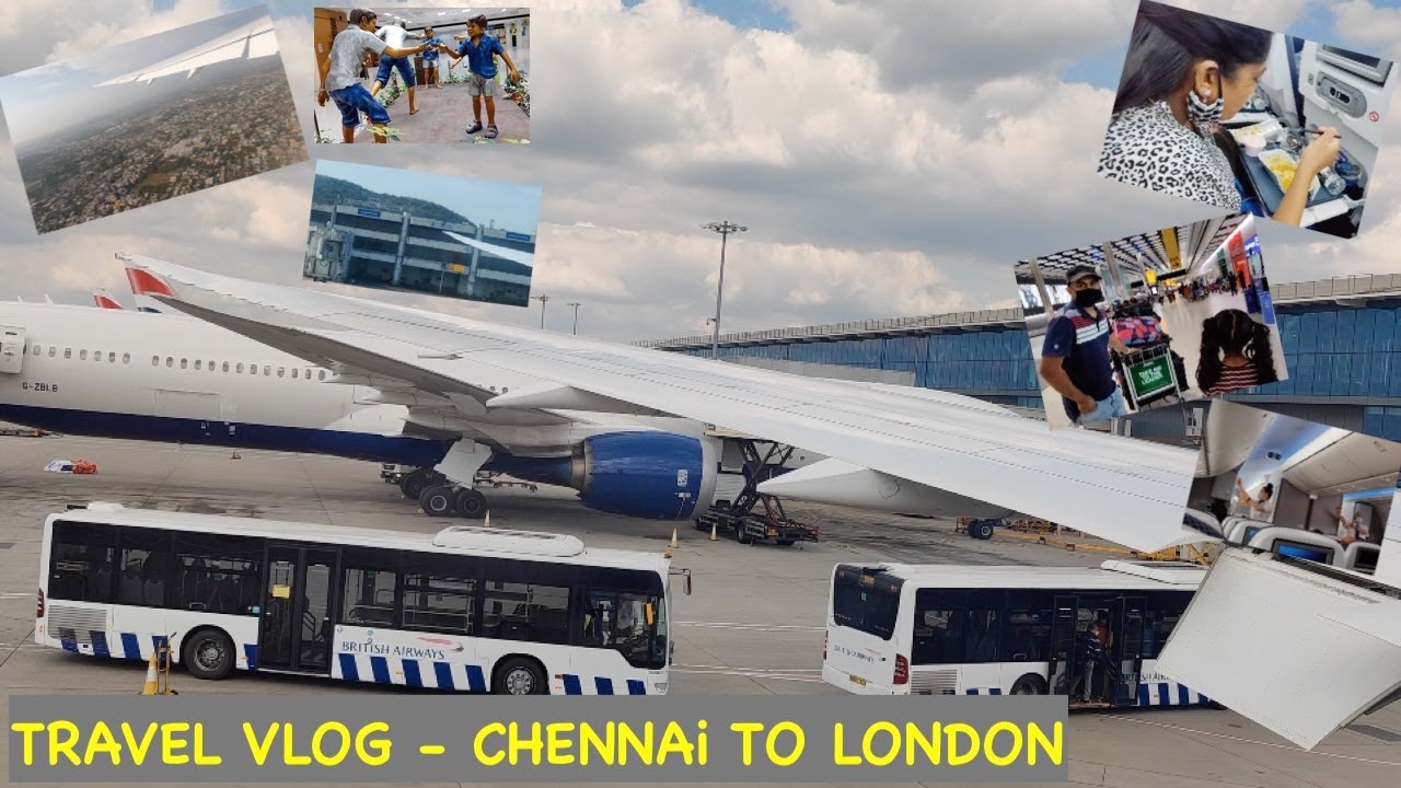 Travel Vlog |  Chennai to London | India to UK | British Airways | UK Tamil Vlog | Flight Experience