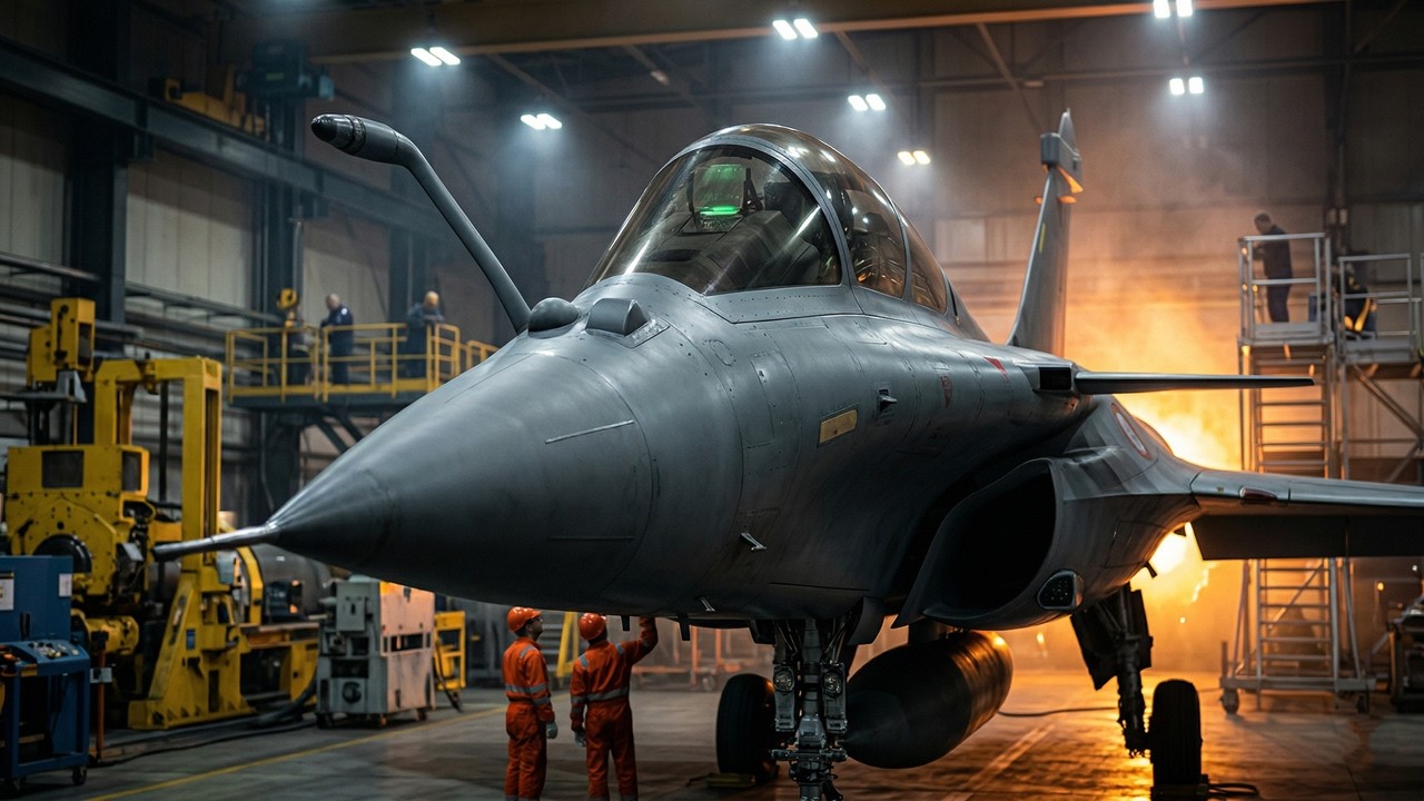 Как создаются истребители Rafale | За кулисами современного завода по производству реактивных сам...