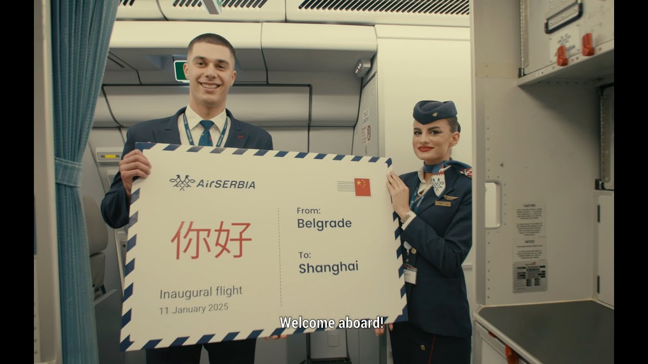 From Belgrade to Shanghai | Air Serbia