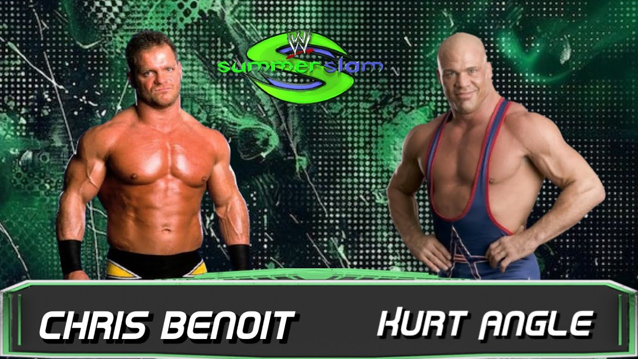 WWE HCTP Submission Warfare at Summer Slam : Kurt Angle vs Chris Benoit