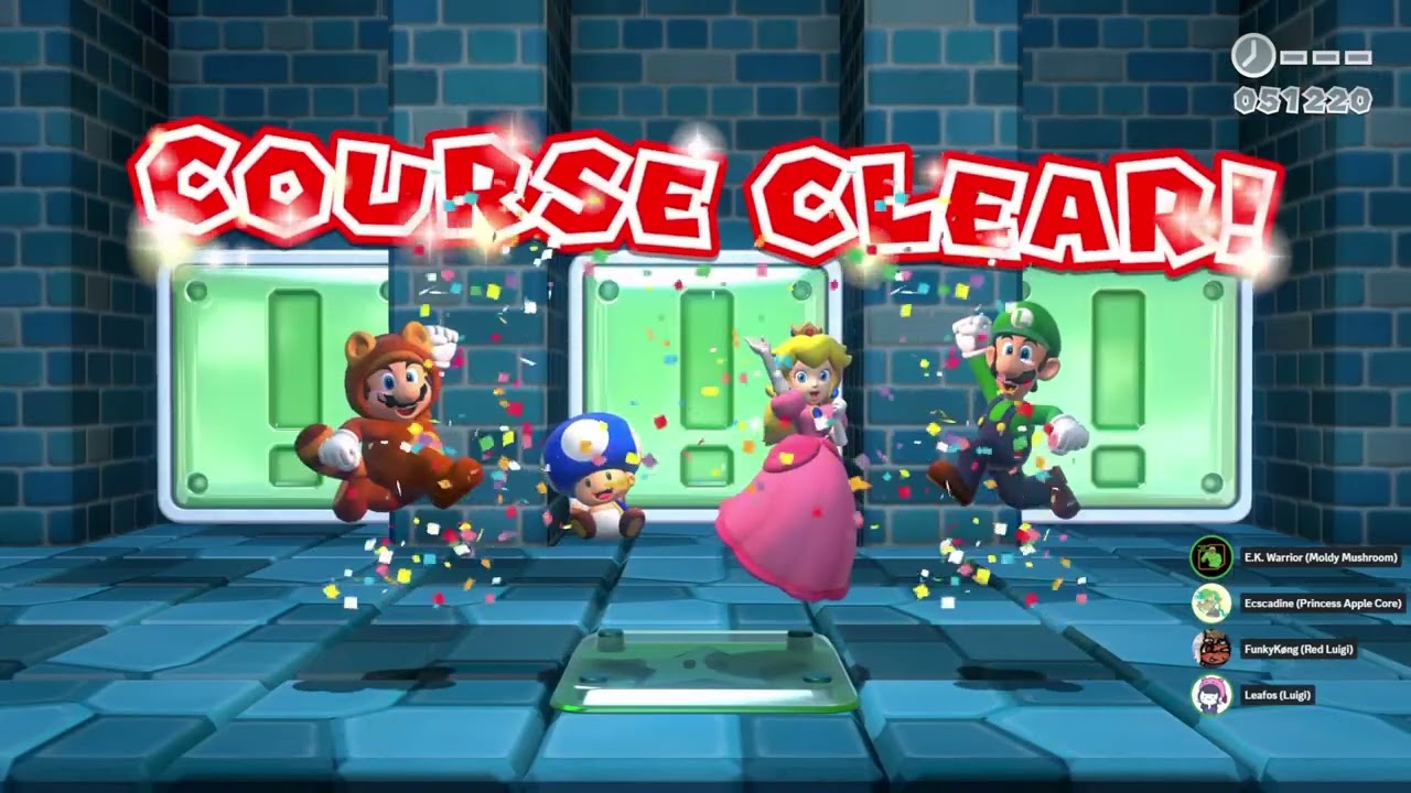 Super Mario 3D World w/ Funky, Snail, and Whisk