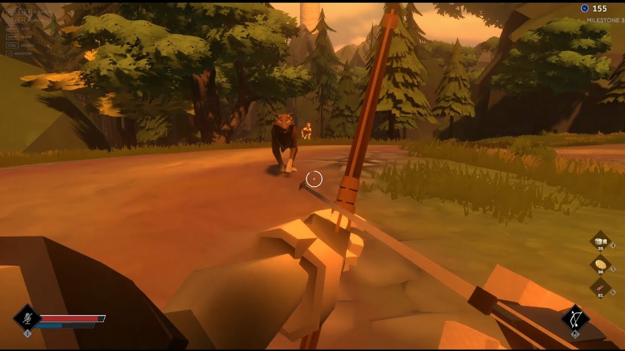 First Mirandus Gameplay Video (fighting wolves)