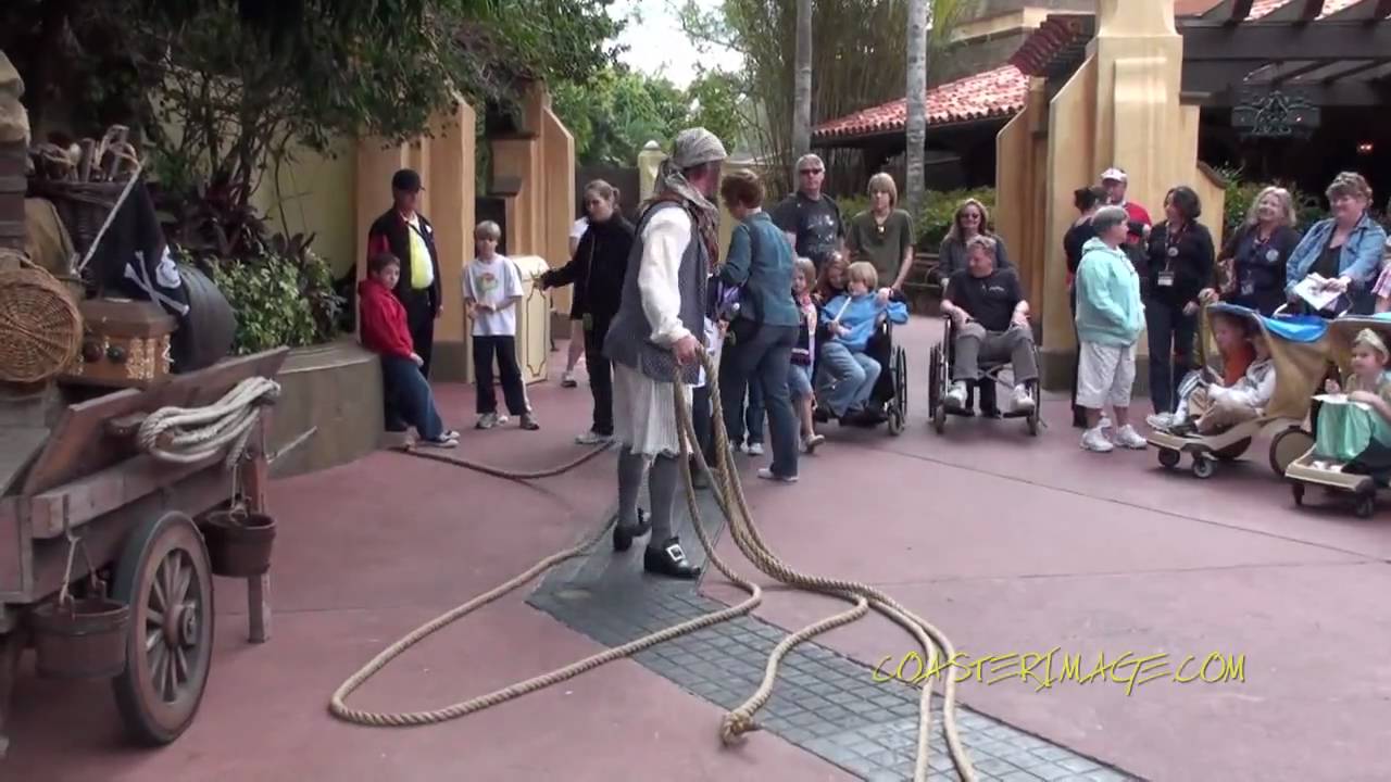 Capt. Jack Sparrow's Pirate Tutorial at Walt Disney World