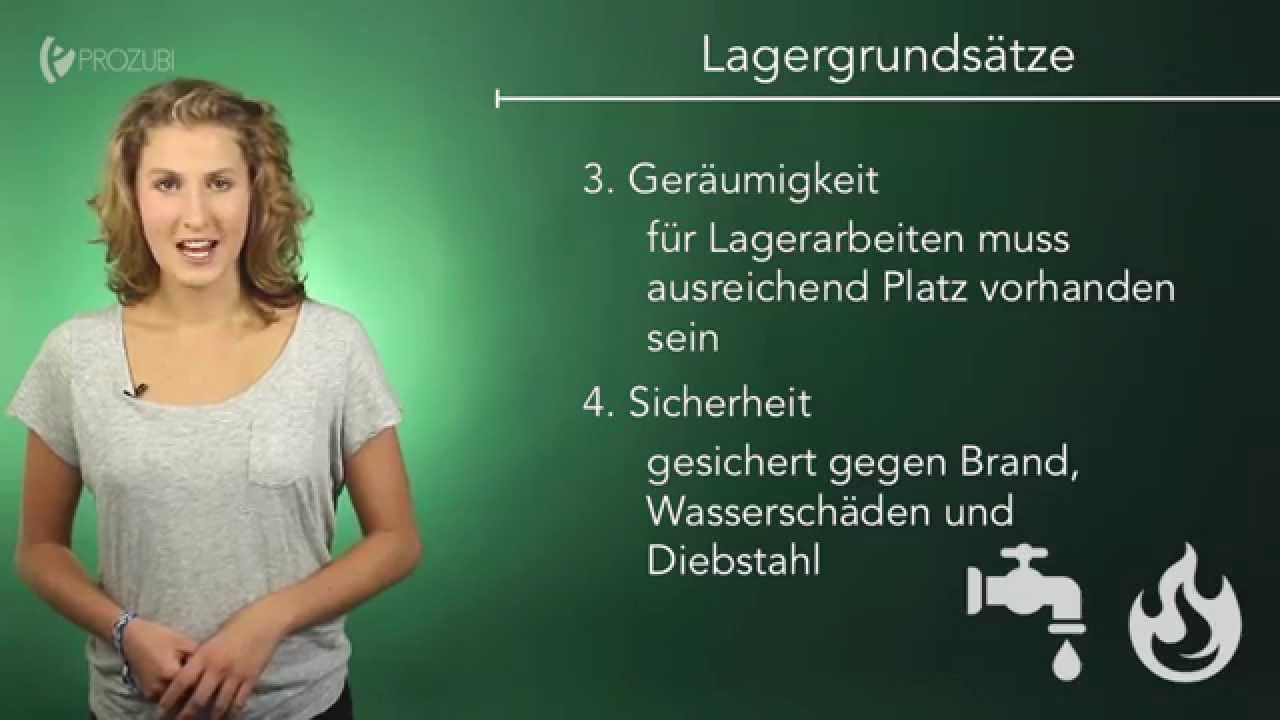Lagergrundsätze, Lagergröße und Lagereinrichtung | Wissen für die Ausbildung | Prozubi.de