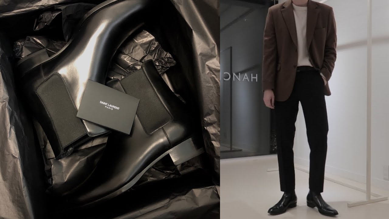 첼시부츠의 끝! | 생로랑 첼시부츠 리뷰! SAINT LAURENT BOOTS