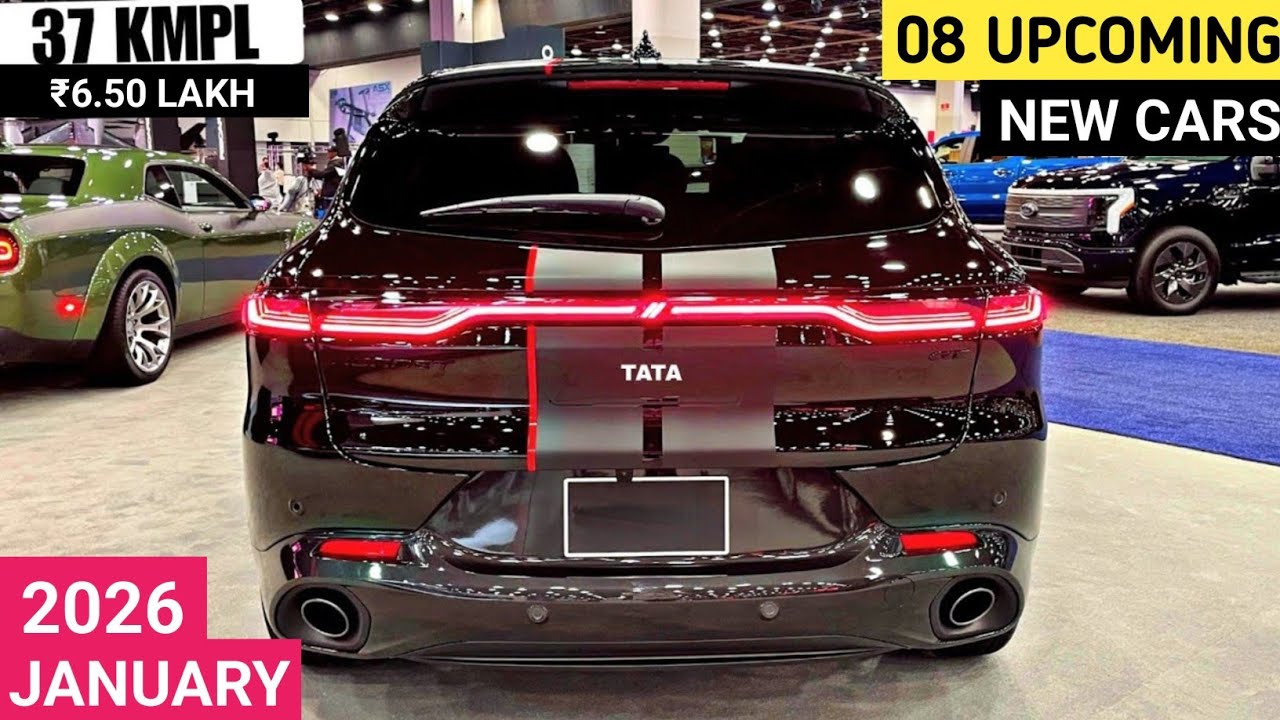 🚗🔥 08 UPCOMING NEW CARS LAUNCH IN JANUARY 2026 🇮🇳 | PRICE 💰 LAUNCH DATE 📅 FEATURES 🚀