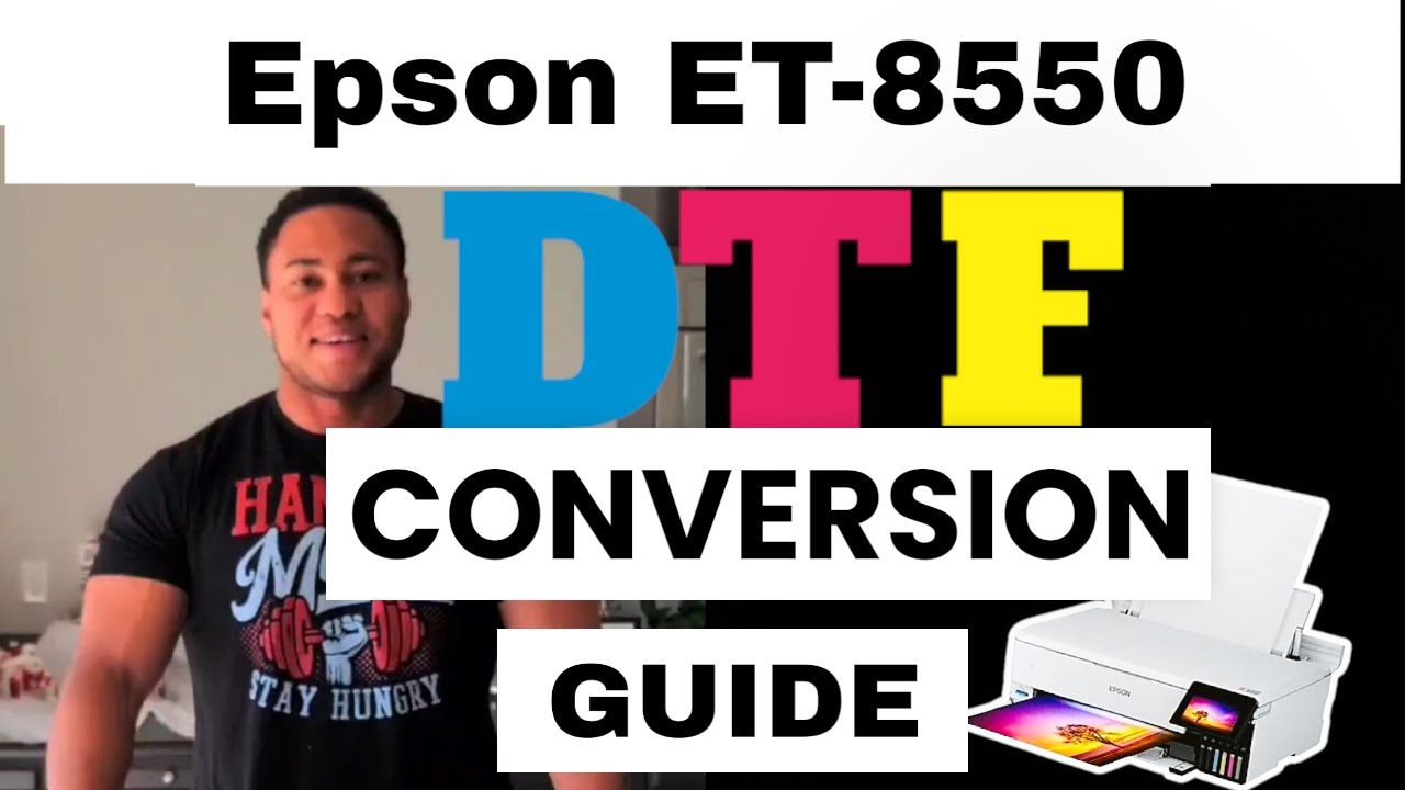 Epson ET-8550: как преобразовать в DTF-принтер Преобразование DTF (более простой способ настройки...