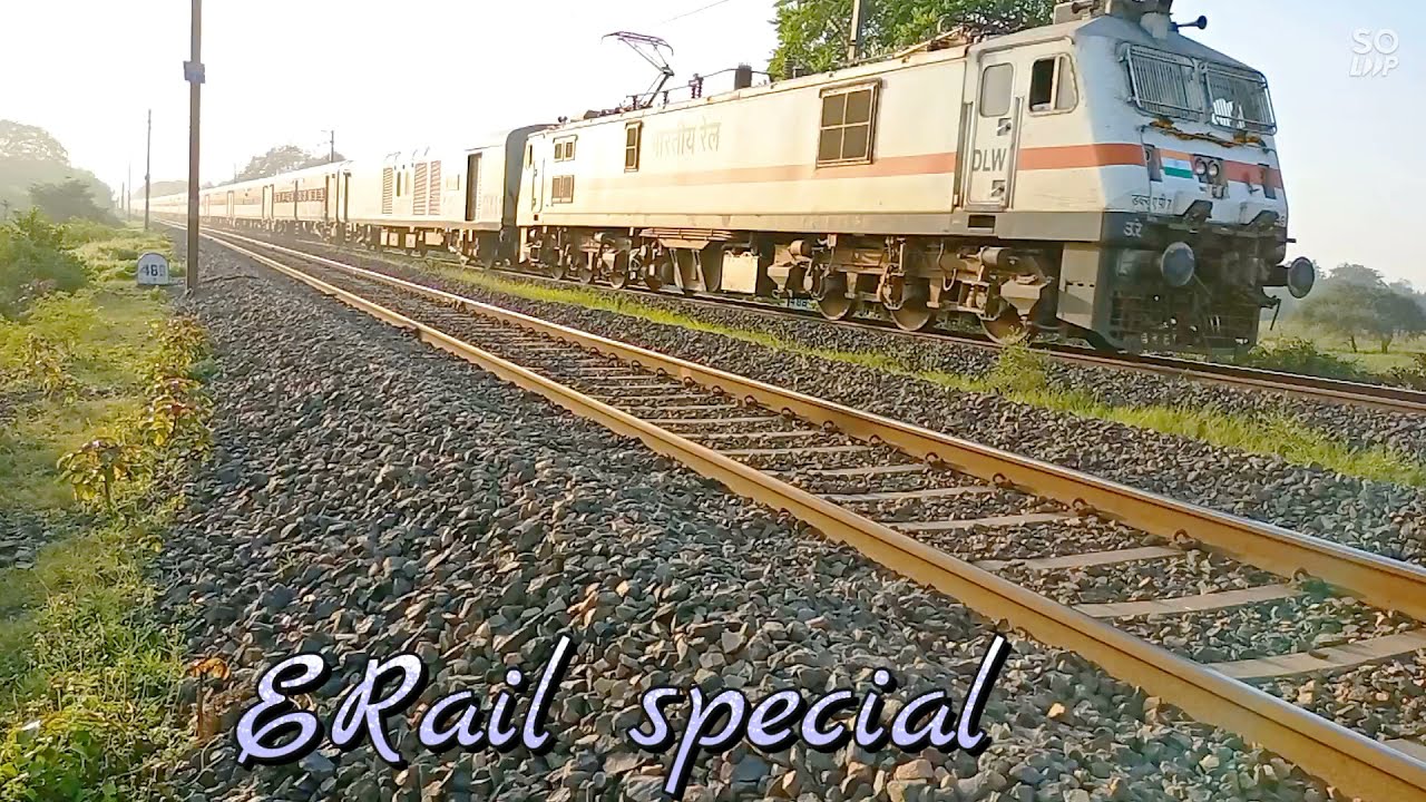 Never seen such a beautiful view of a passenger train | ERail special | indian railways | 2021