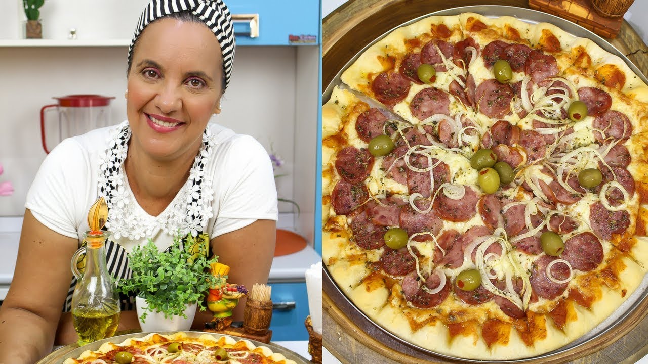 Aprenda a fazer uma Deliciosa Pizza de Calabresa