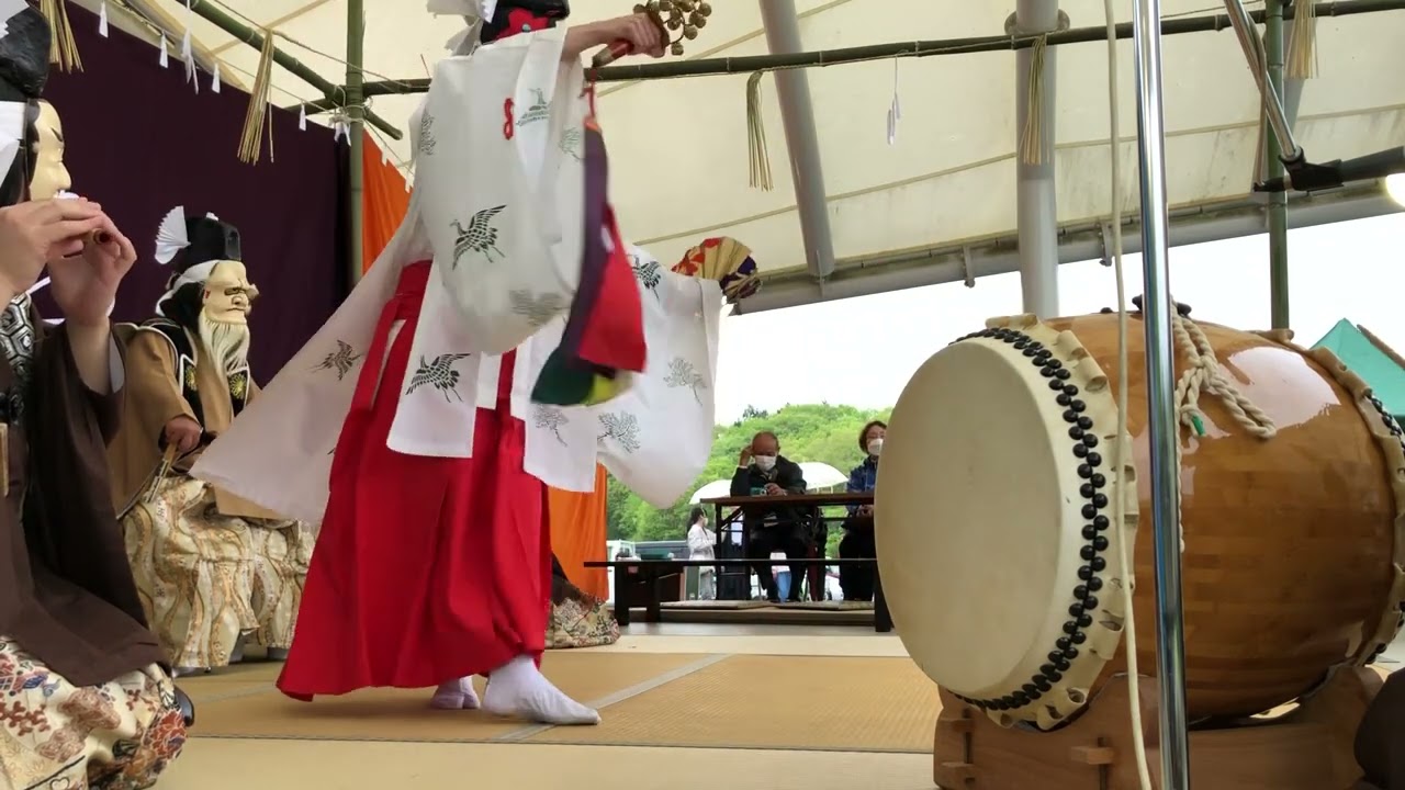 うかん常山公園備中神楽/アメノウズメノミコト