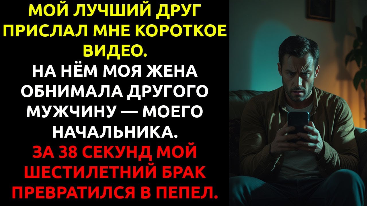 Мой лучший друг ПРИСЛАЛ мне запись — на ней моя жена с МОИМ НАЧАЛЬНИКОМ.