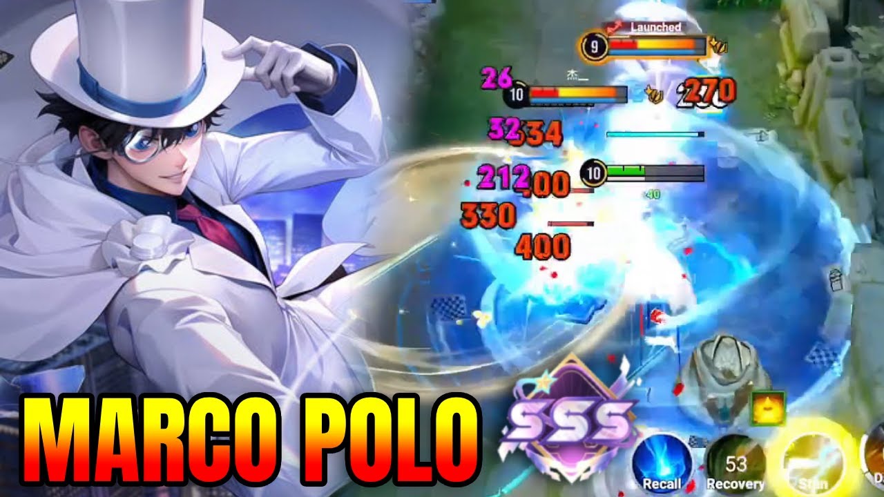 DOMINATING 500 STARS  RANK WITH MARCOPOLO | Honor of Kings