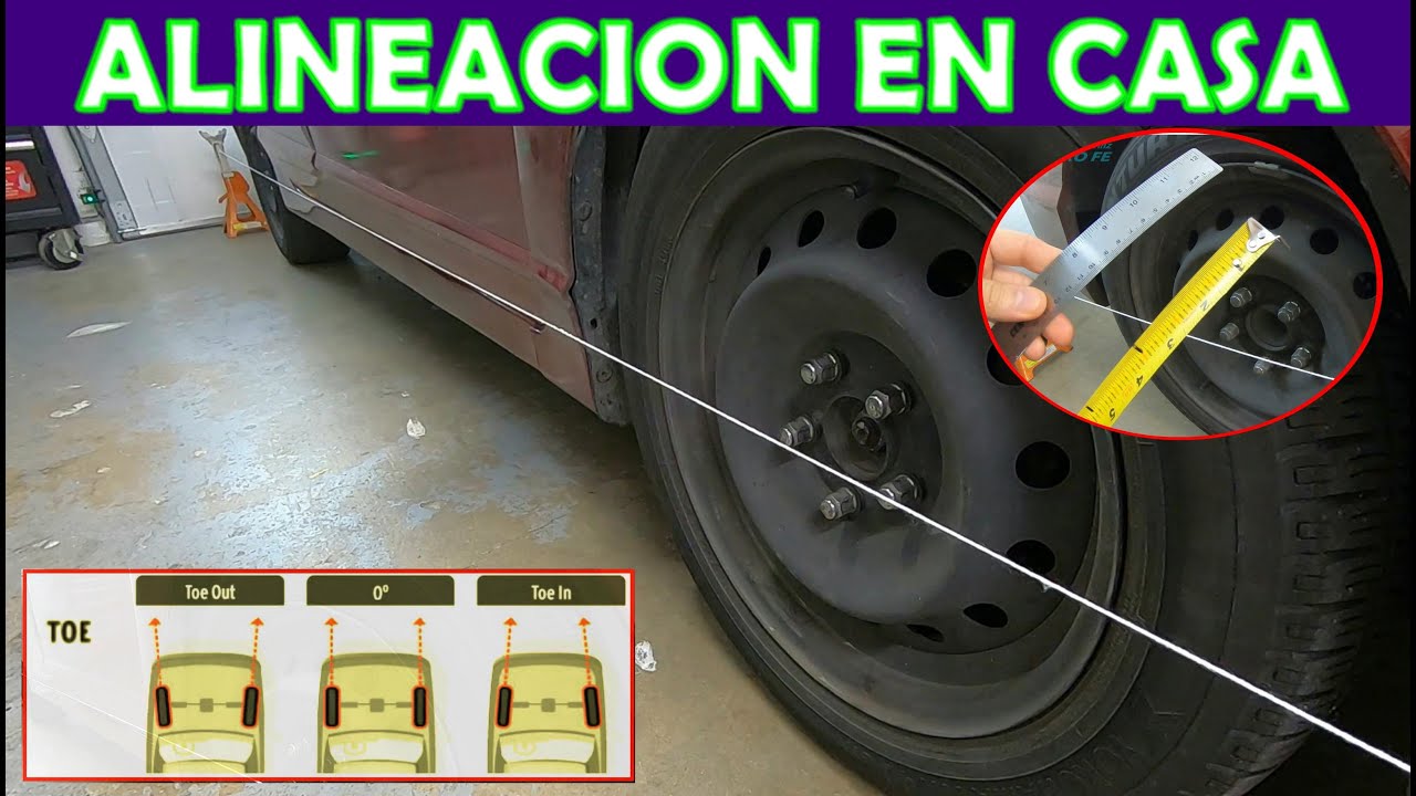Como alinear el Auto en casa sin Herramienta complicada