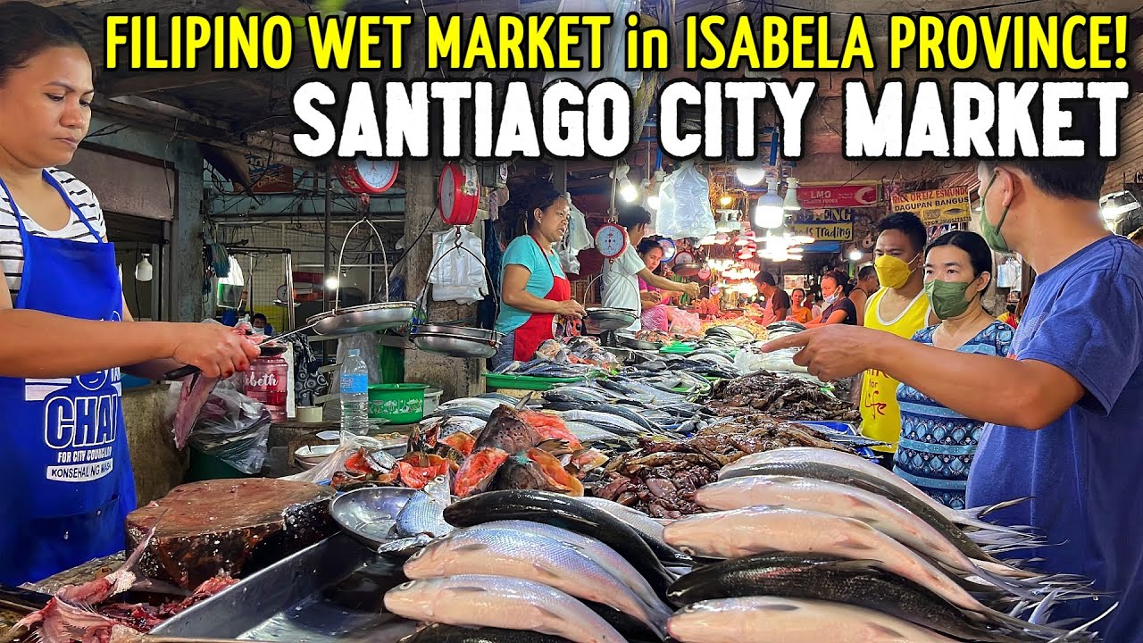 Filipino Market Tour in SANTIAGO CITY, ISABELA PROVINCE, PHILIPPINES | Santiago City Public Market