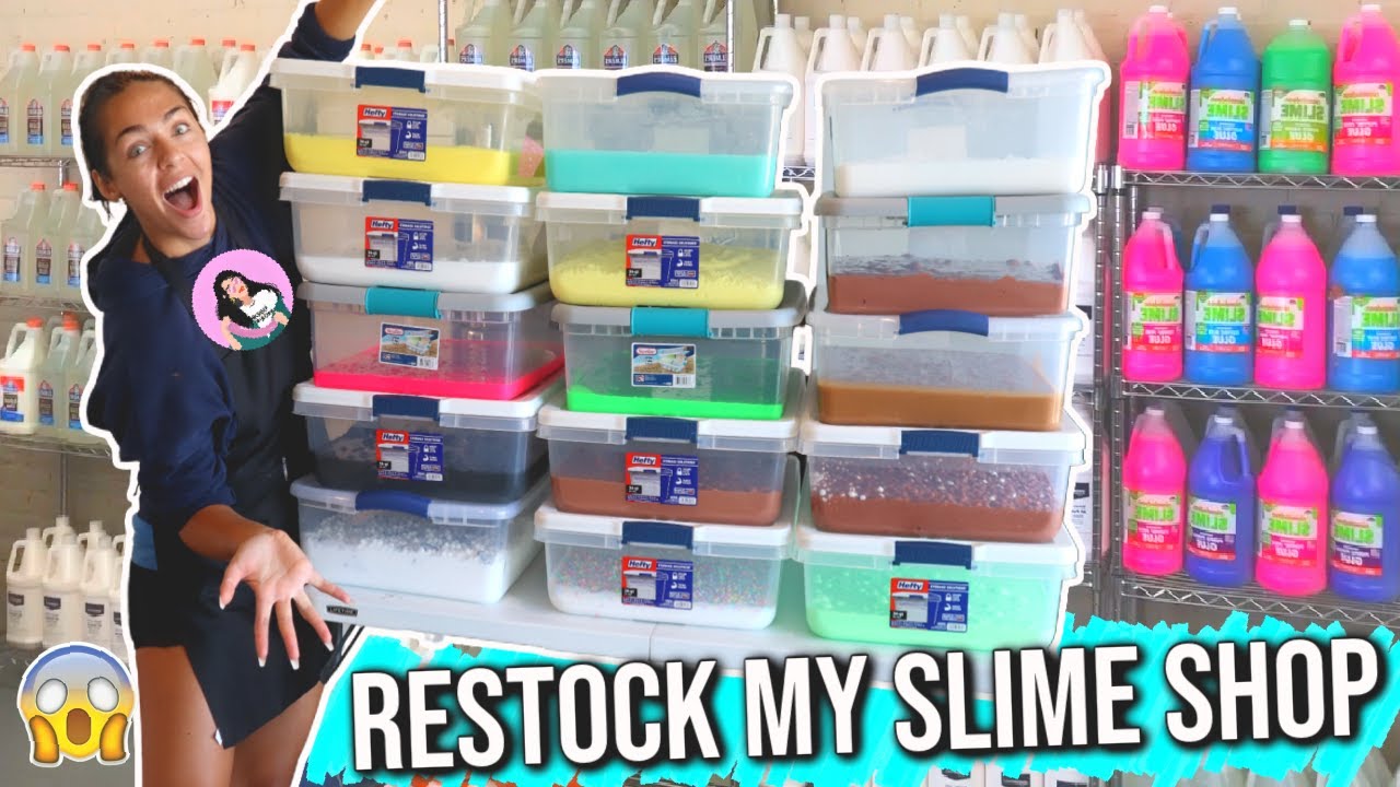 Restock my Slime Shop With me! * i changed EVERYTHING*