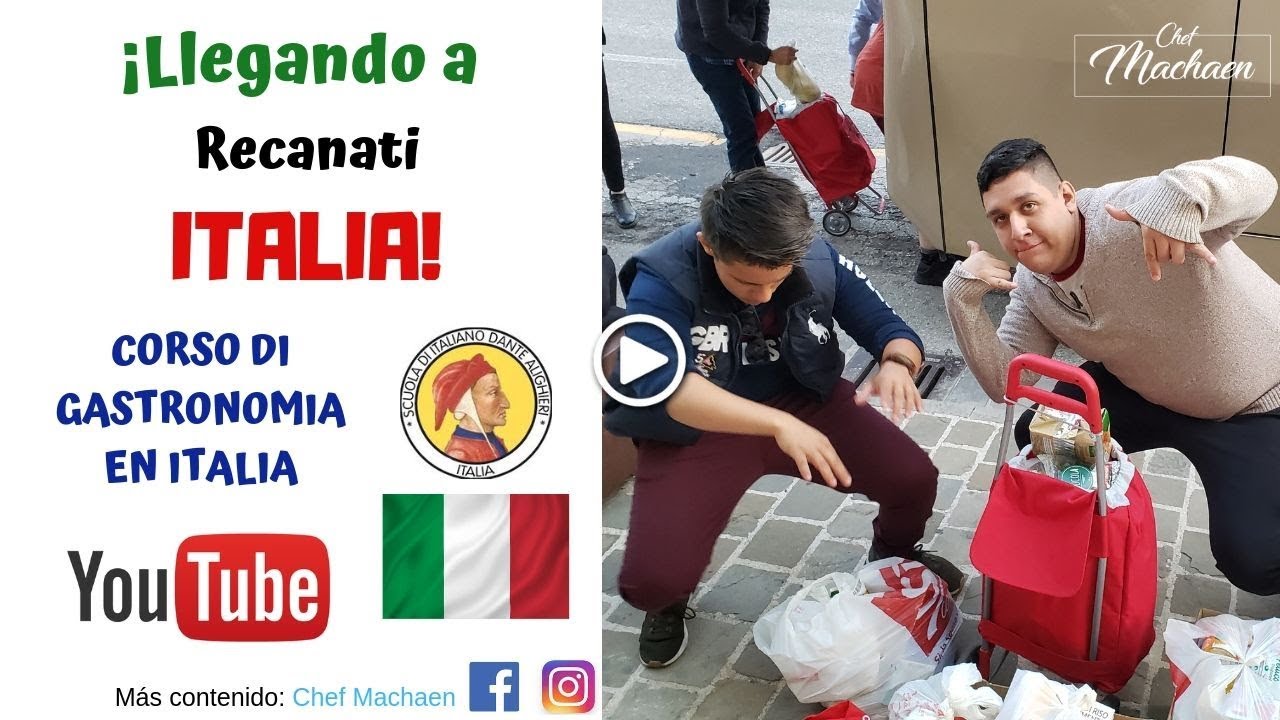 Scuola Dante Alighieri Recanati  | Llegada a Recanati Italia.