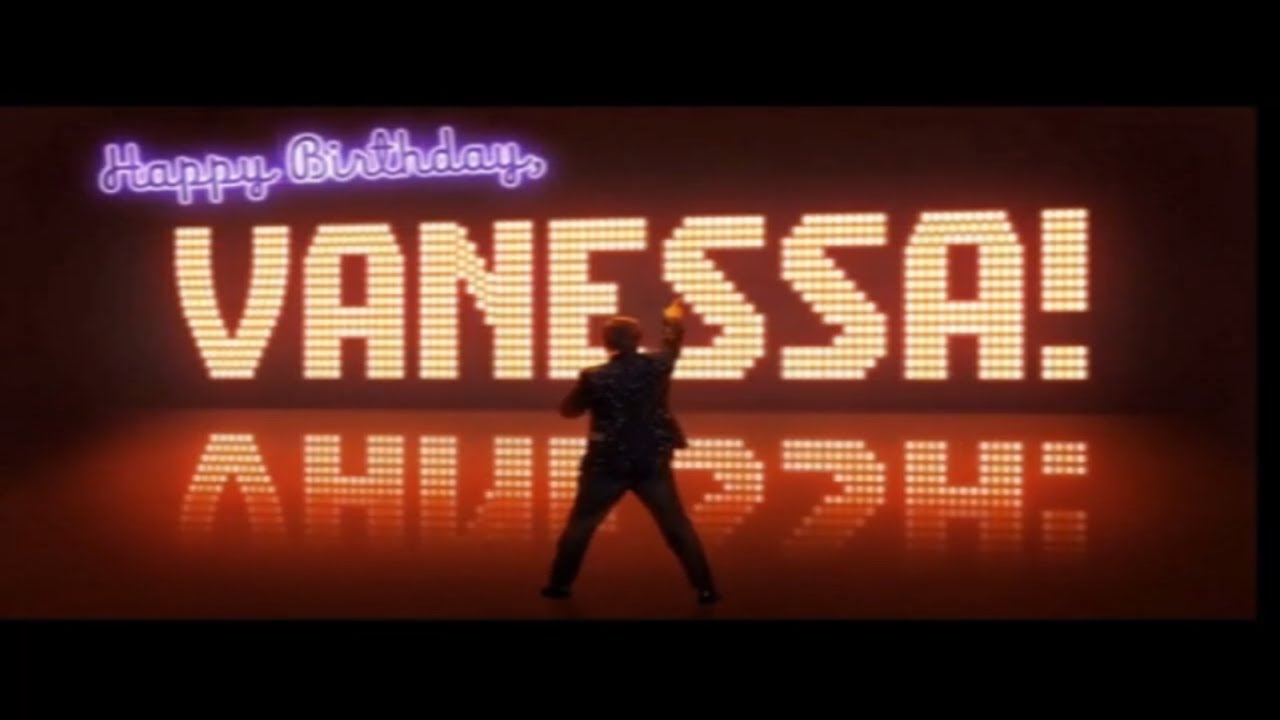 Happy birthday Vanessa