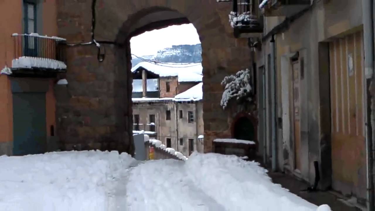 Nevada a Berga 8 de març 2010