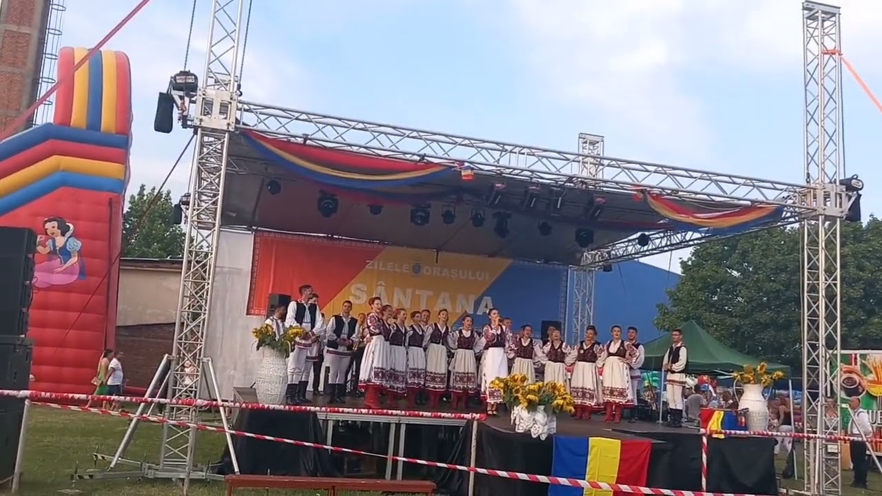 Ansamblul Folcloric Cununita - Zilele Orașului Sântana. 07.07.2024