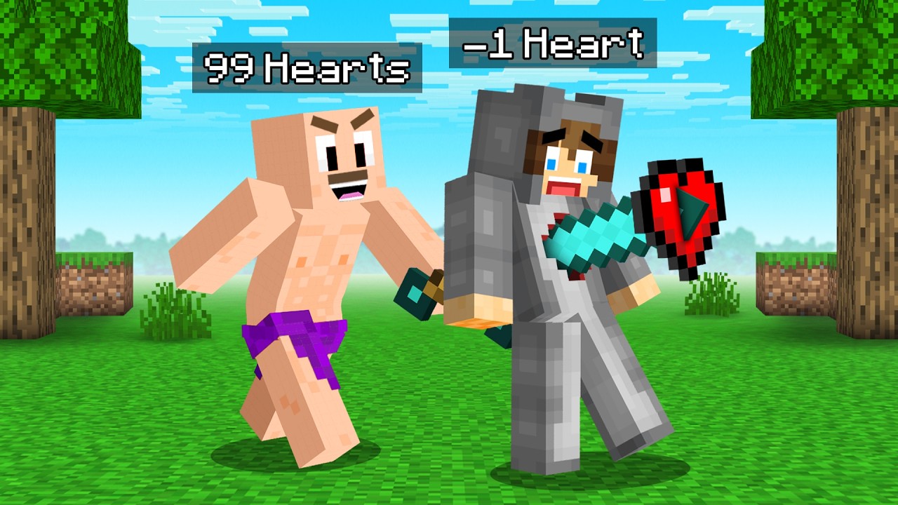 Stealing Hearts from my Friends in Minecraft!