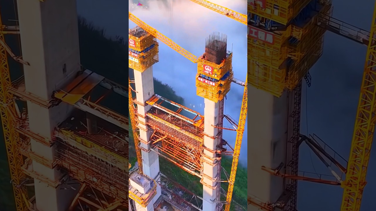 WORLD 5TH HIGHEST SUSPENSION BRIDGE CONSTRUCTION || Tianmen Bridge Guizhou #bridge #construction