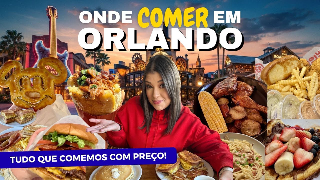 Onde COMER em ORLANDO? Os Melhores Lugares com PRE&Ccedil;OS e Muitas DICAS! T&aacute; muito caro? 