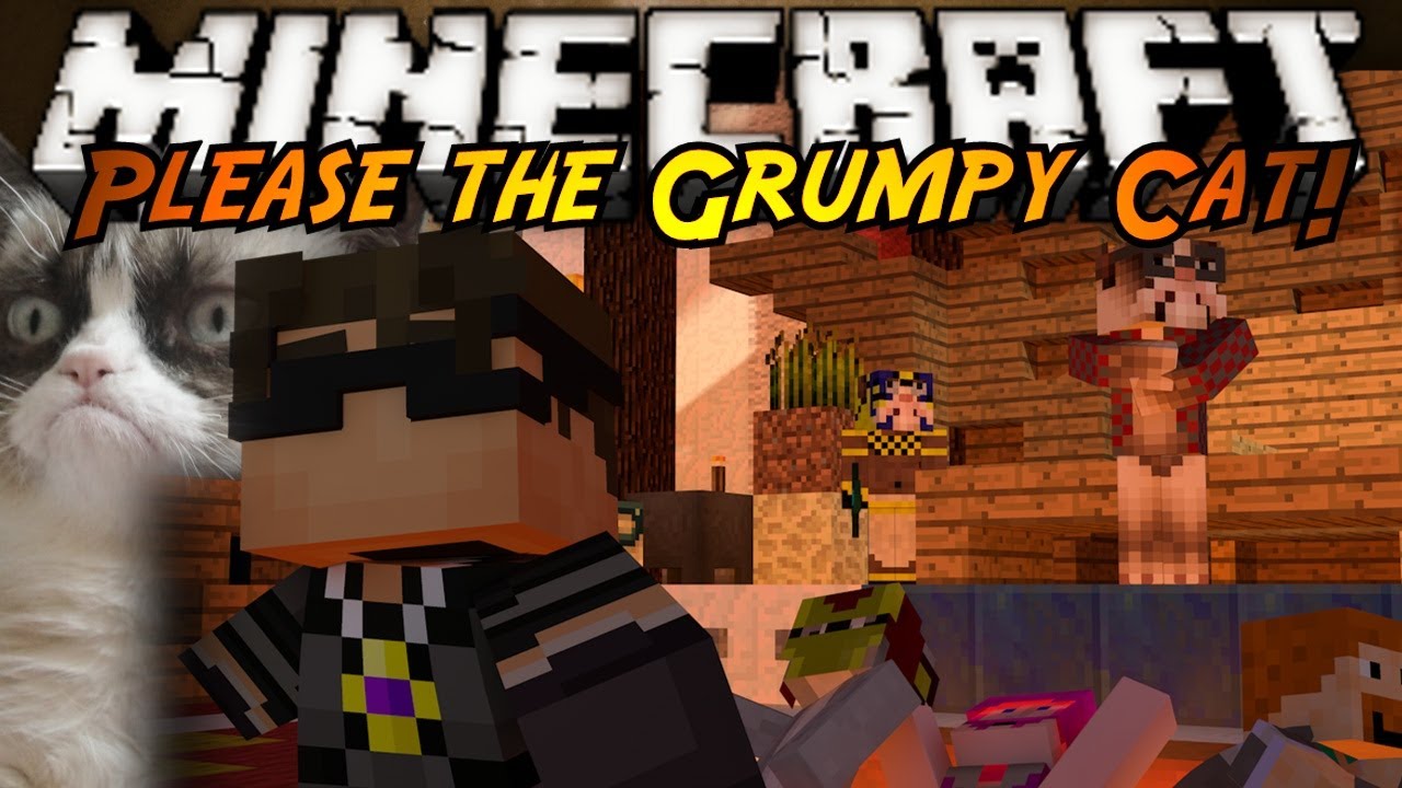 Minecraft Mini-Game : PLEASE THE GRUMPY CAT!