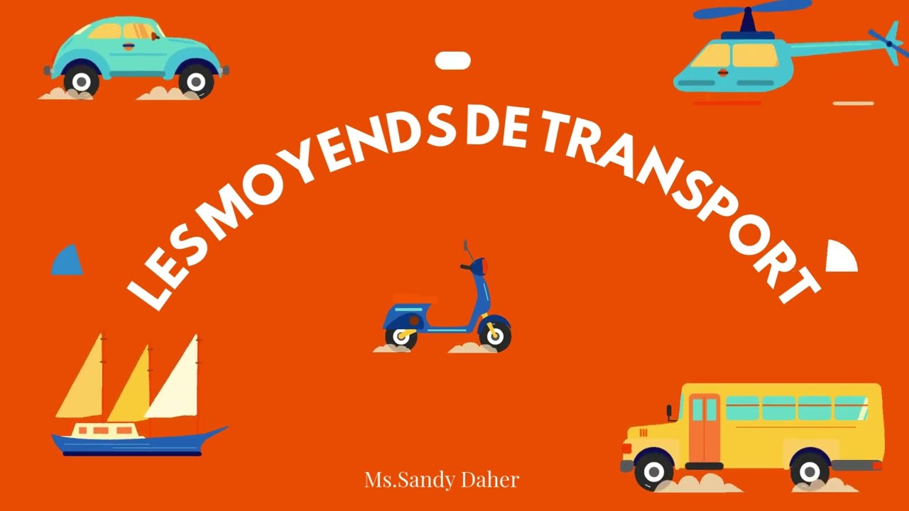 Aujourd’hui, on découvre les moyens de transport en français 🚗 ✈️🚆 FLE