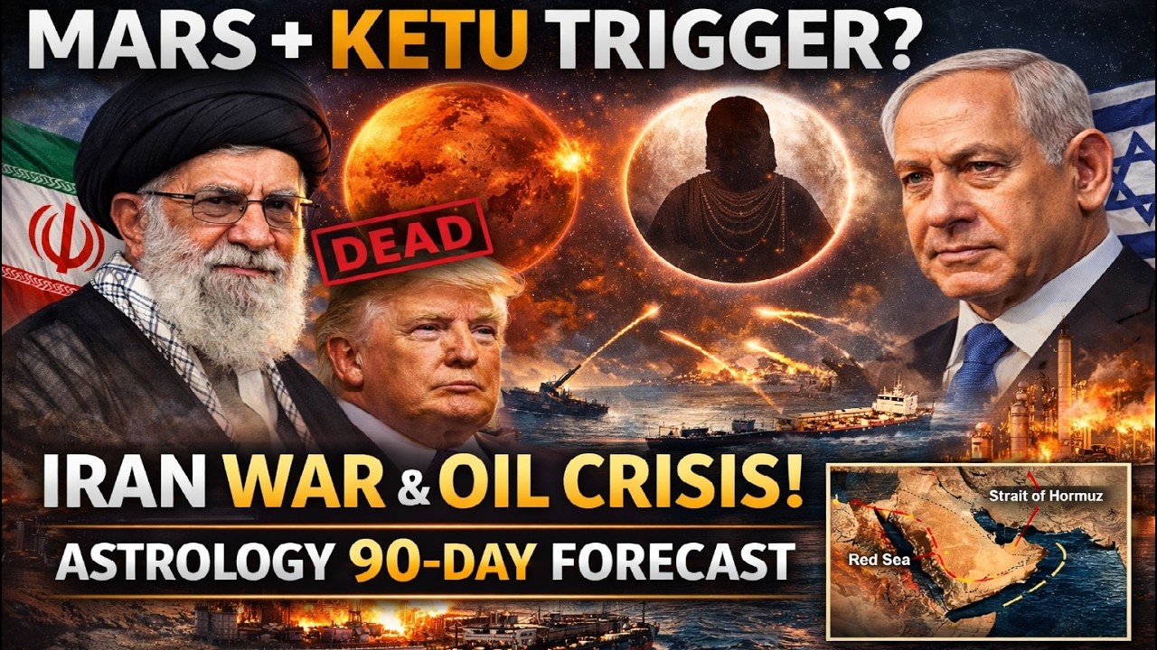 Mars + Ketu Triggered Iran War & Oil Shock | 90-Day Forecast