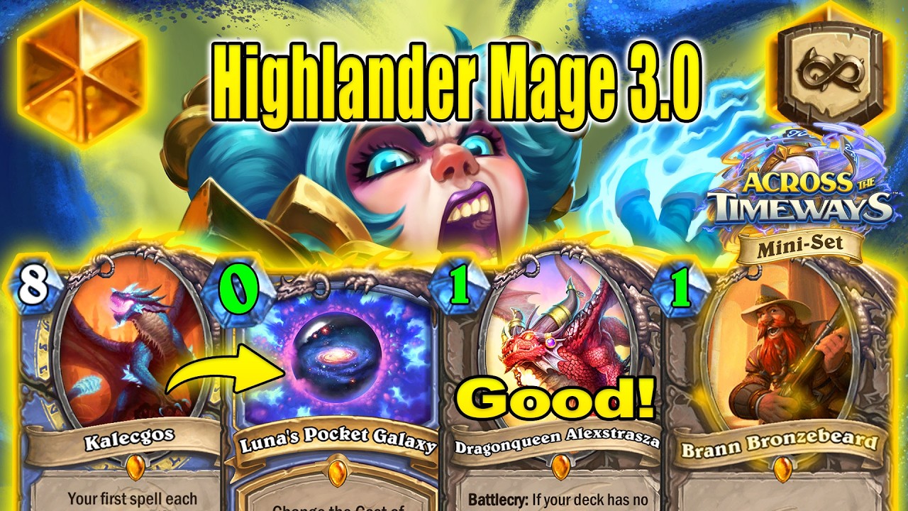 Best Reno Mage 3.0 Deck To Watch Before Bed Time At Across the Timeways Min-Set | Hearthstone