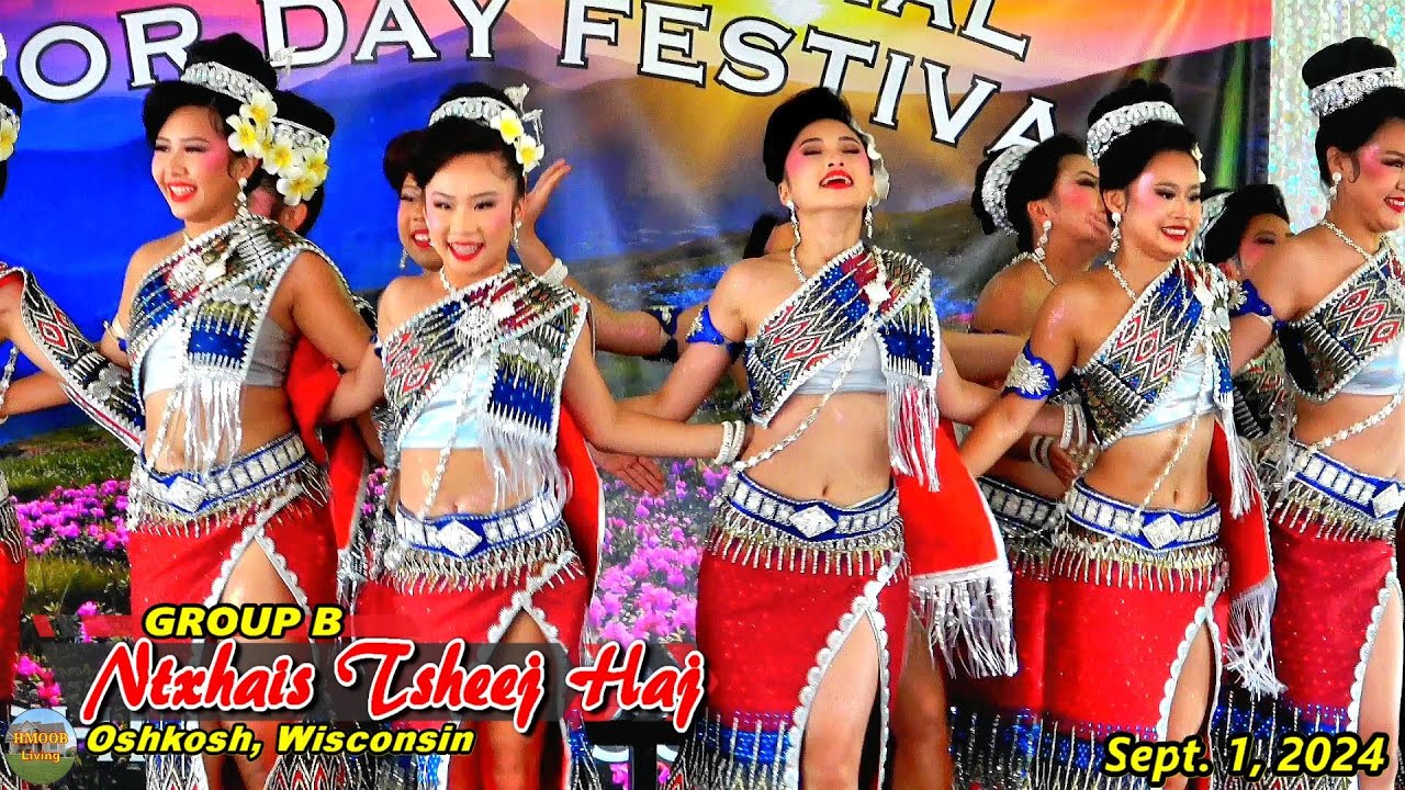 2n Place-Ntxhais Tsheej Haj-Dance Competition R2 @Hmong Nat'l Labor Day Festival-Oshkosh, WI 9-1-24