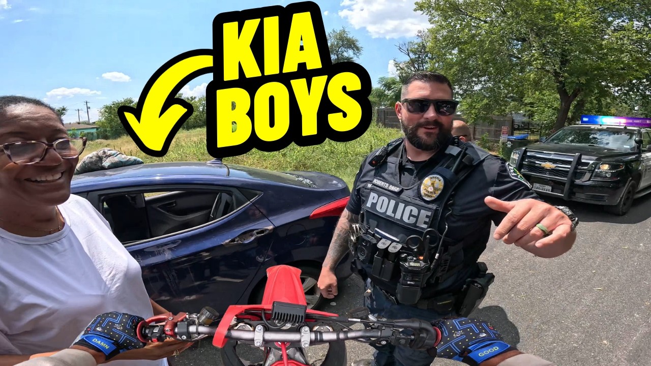 WE BUSTED THE KIA BOYS WITH A STOLEN CAR!!