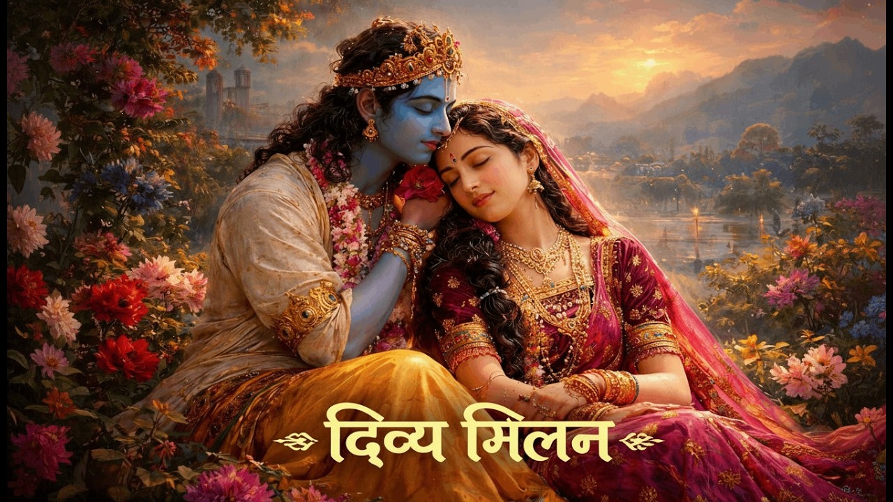 Divya Milan | Radha Krishna Love Song | Shri Krishna Radha Romantic Story | Devotional Video