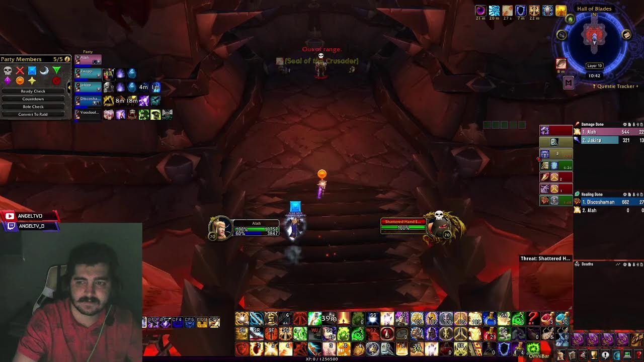 Shattered Halls Heroic Dungeon The burning crusader