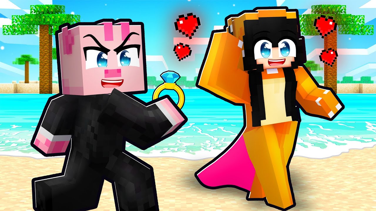 BOUCHAL POŽÁDAL svojí CRUSH o RUKU v Minecraftu!