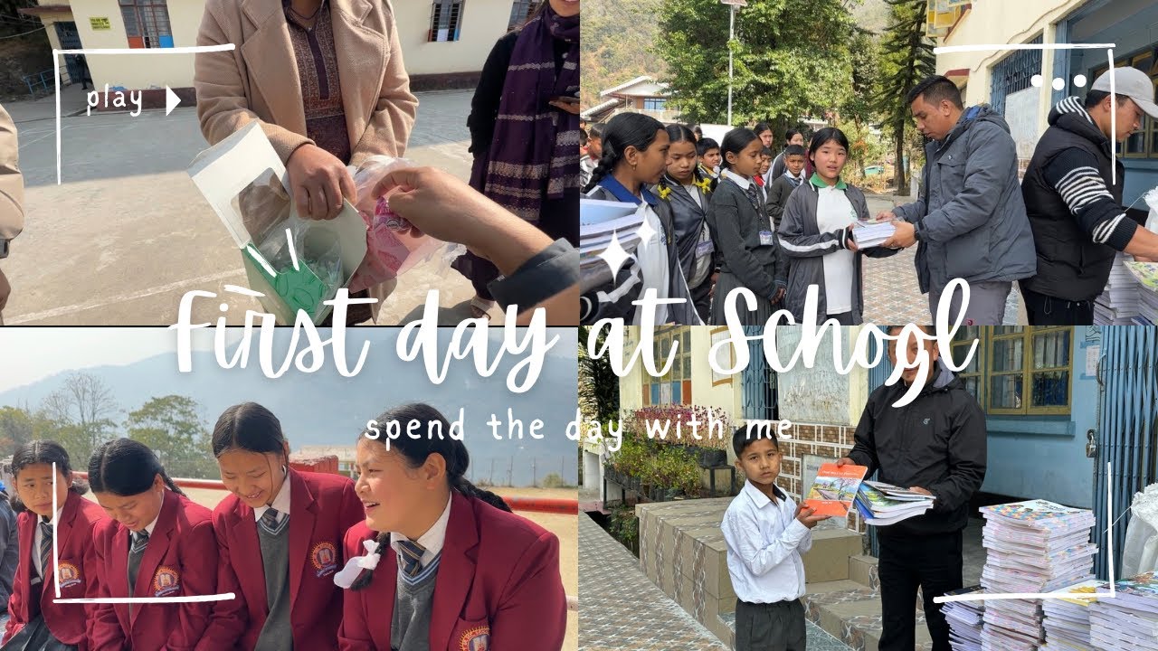 First Day of School After Holidays 😍 | Sikkim School Life Vlog