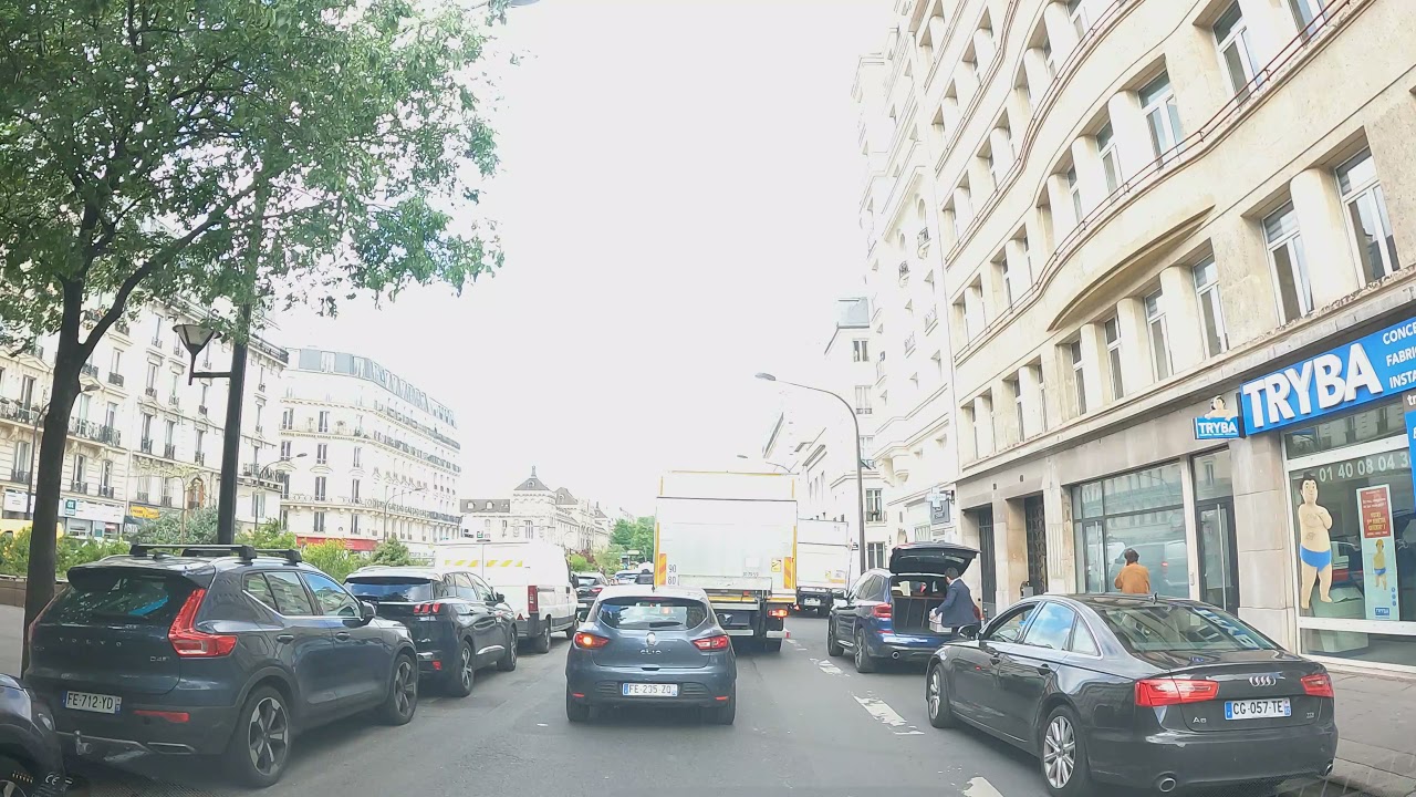 DRIVING IN PARIS,FRANCE 2021 | BOULEVARD CLICHY PARIS 18 | 4K UHD