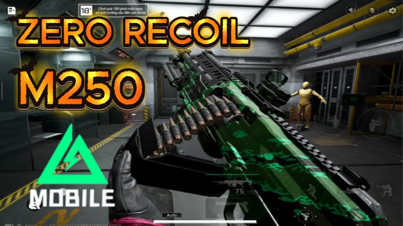 BEST ZERO RECOIL M250 BUILD IN DELTA FORCE MOBILE - NO RECOIL & INSANE POWER