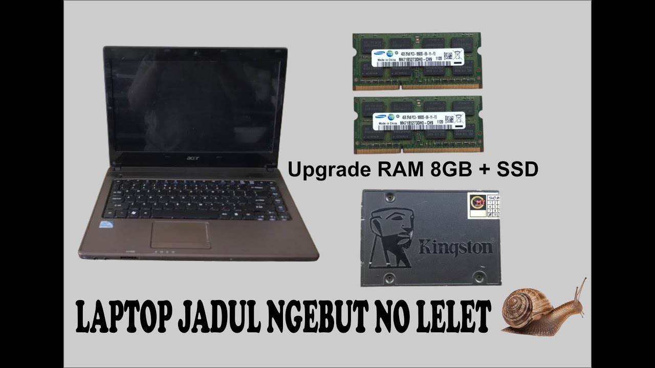 Upgrade RAM & SSD Laptop Jadul Acer Aspire 4738 Series Biar Ngebut