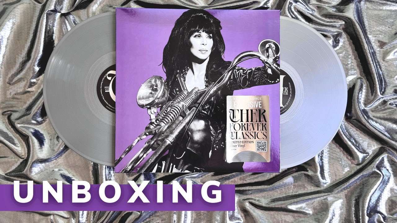 Cher - Forever (Silver Opaque Vinyl w/ Purple Cover) Barnes & Noble Exclusive | UNBOXING