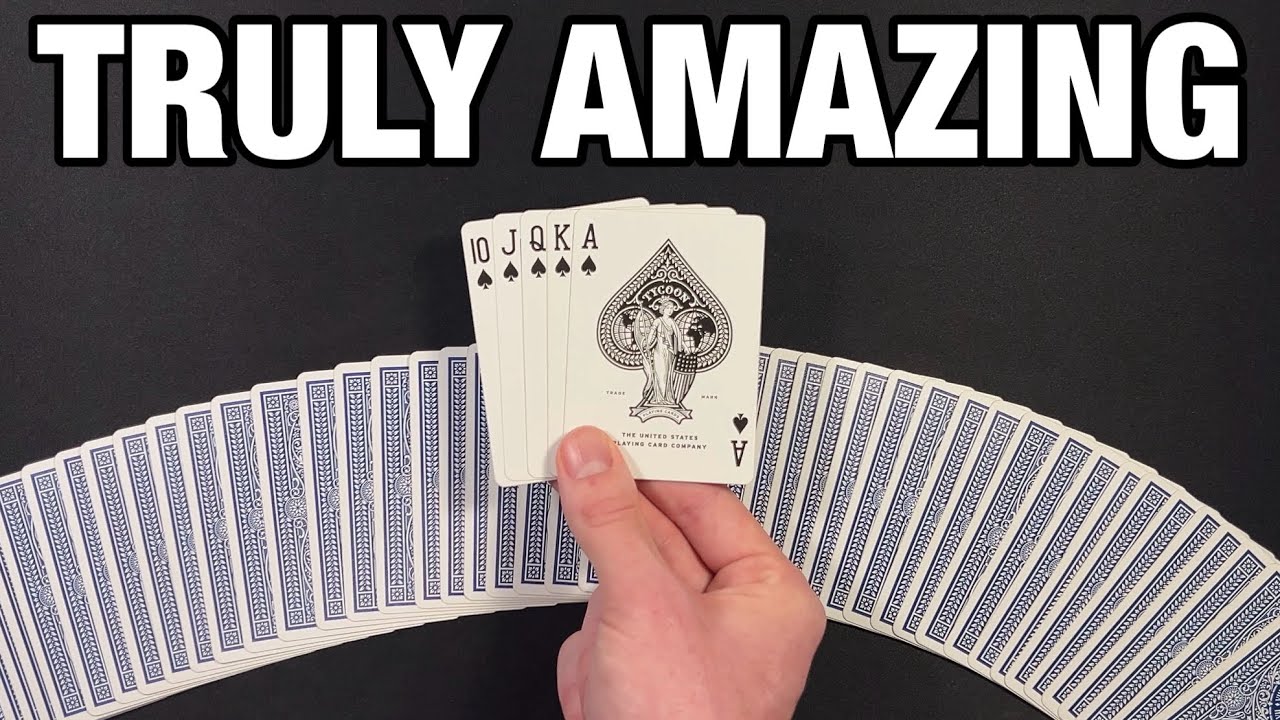 &ldquo;Royal Flush&rdquo; - This Self Working Card Trick is MIND BLOWING!