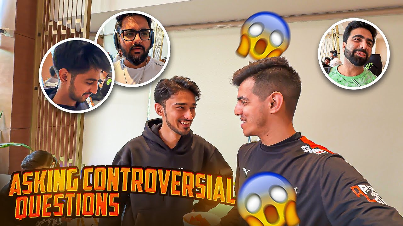 Asking controversial questions to bgmi pros | Bmsd Finals Day 1